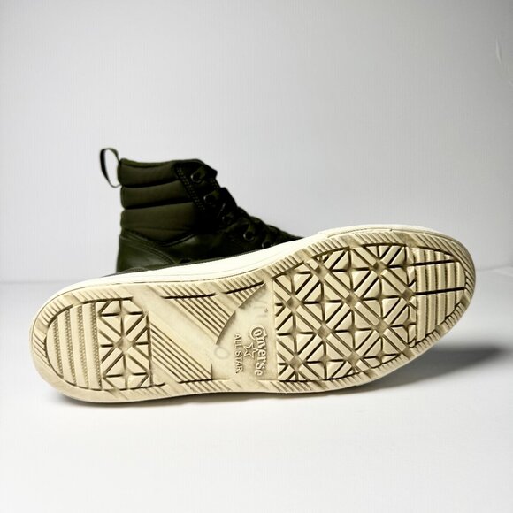 Converse All Star Berkshire Boots Cargo Khaki Egret US Sz Men's 8 / Women's 10 - Picture 14 of 14